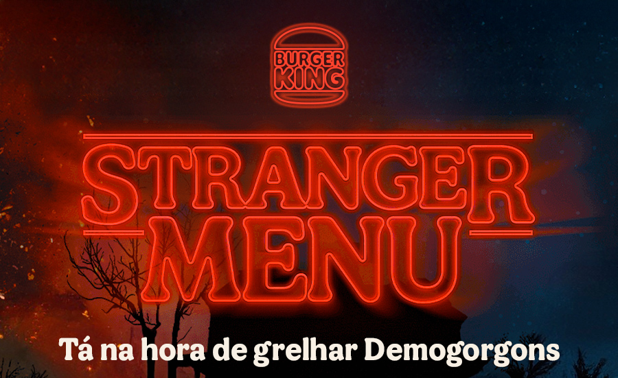 Stranger Menu | Eu Quero