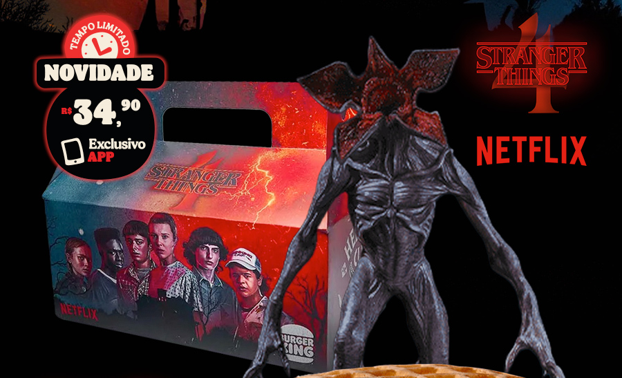 Stranger Menu | Eu Quero